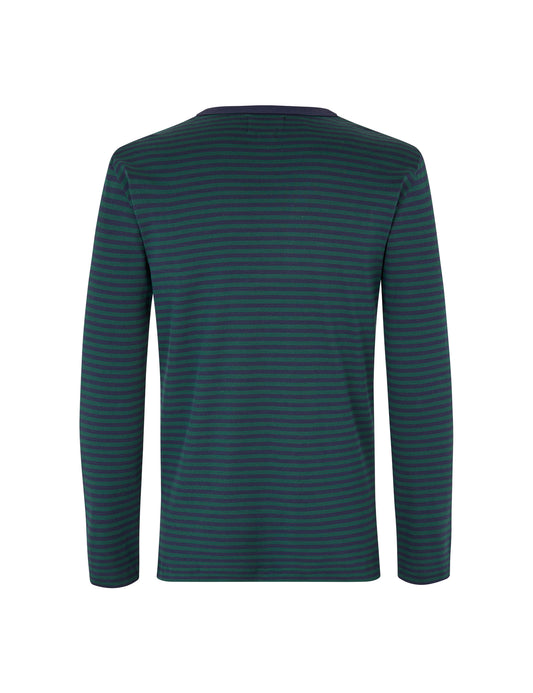 Duo Rib Tobias Tee LS, Darkest Spruce/Deep Well