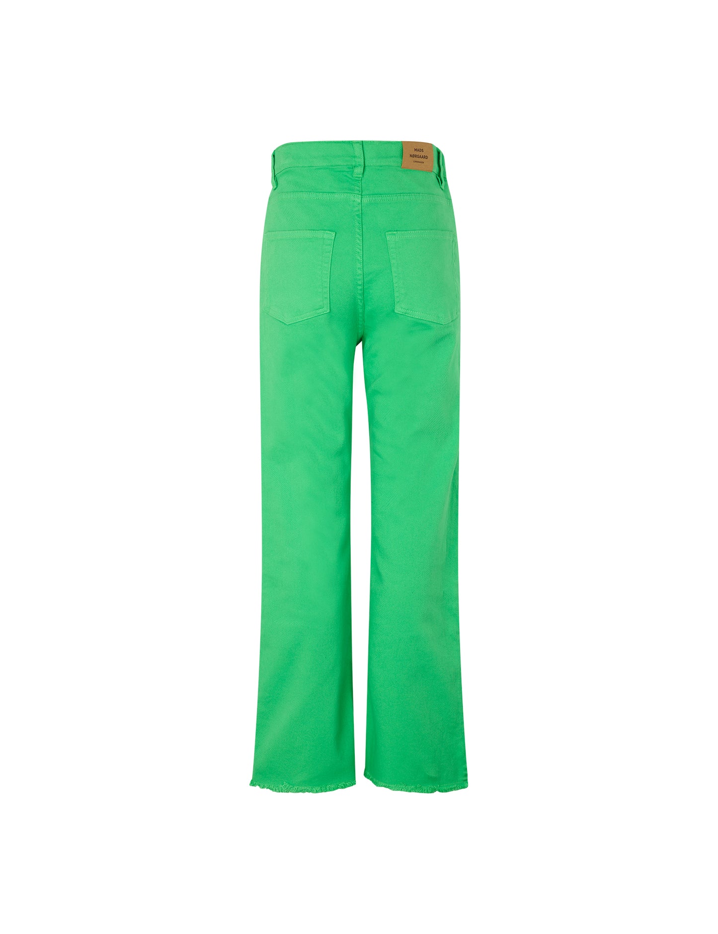 Coloured Denim Loozy Pants, Poison Green