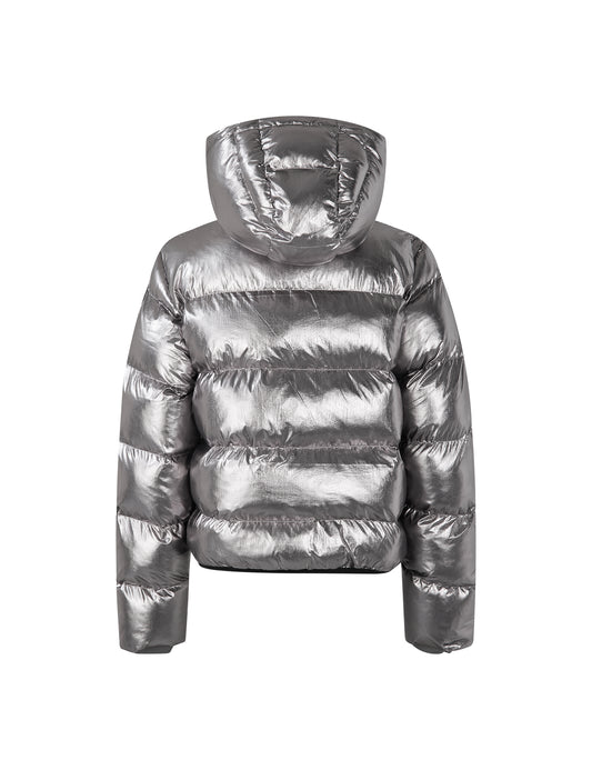 Shiny Crinckle Jojina Jacket, Asphalt