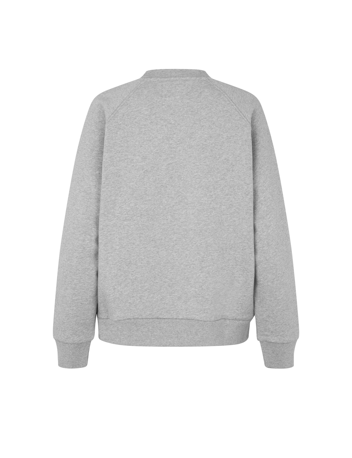 Organic Sweat Allium Sweatshirt, Light Grey Melange