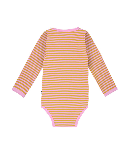 Soft Duo Striped Body, Begonia Pink/Tinsel