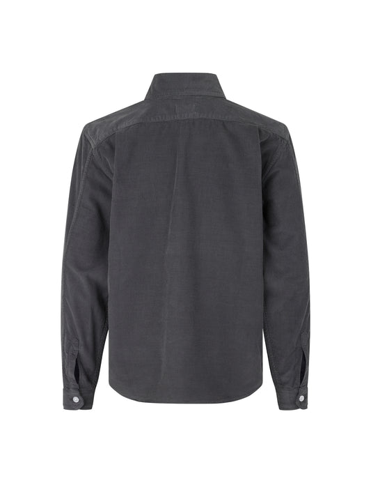 Organic Cord Svano Shirt, Asphalt