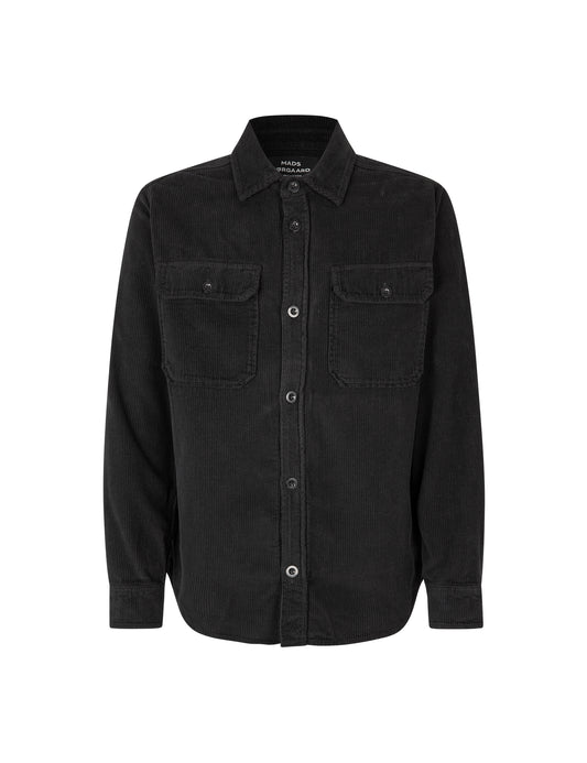 Cotton Corduroy Skyler Shirt, Black