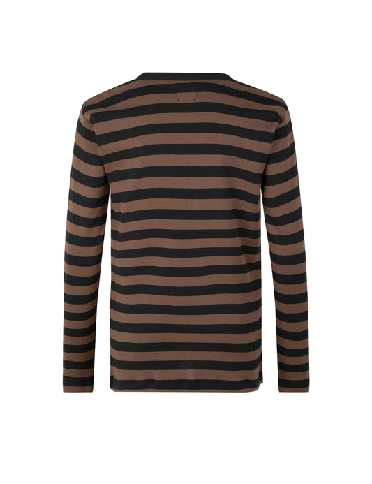 Midi Rib Tobino Tee LS, Cub/Meteroite