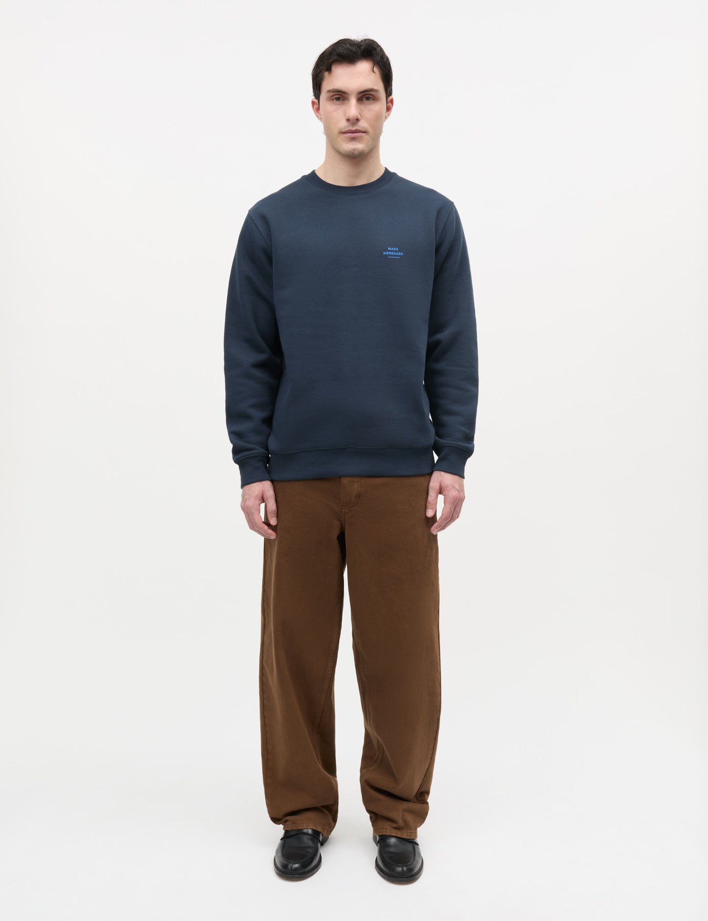 Standard Crew Logo Sweat, Sky Captain