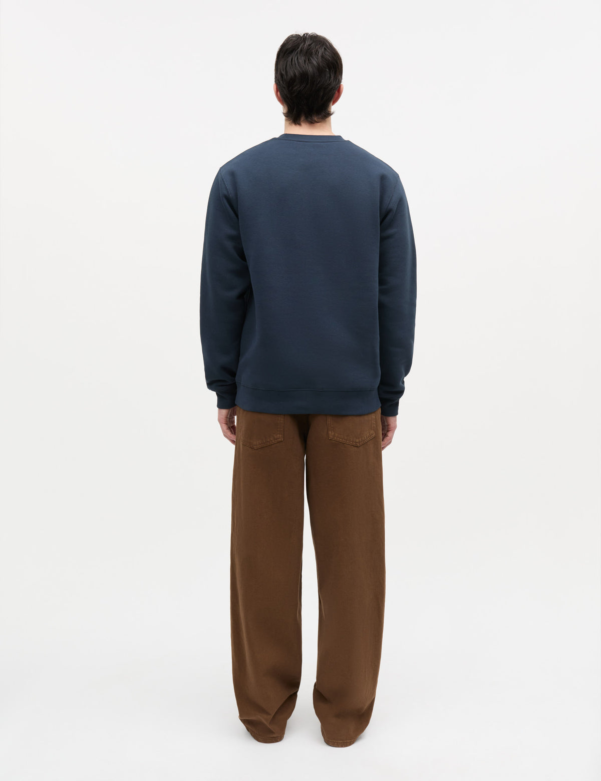 Standard Crew Logo Sweat, Sky Captain