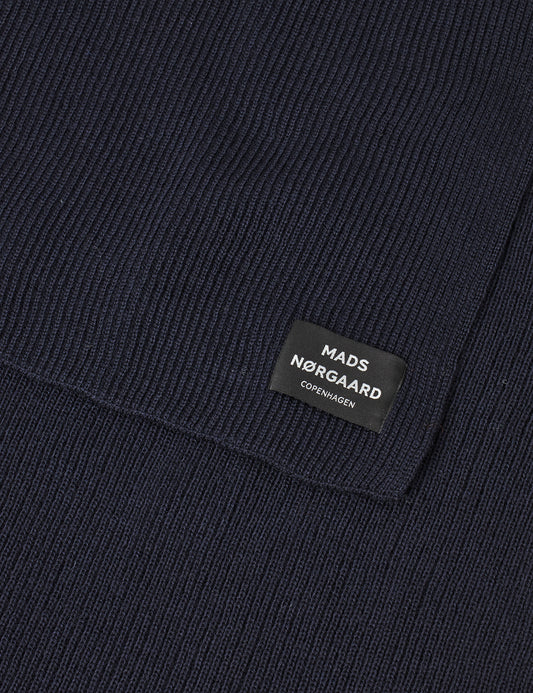 Wool Arne Scarf, Sky Captain