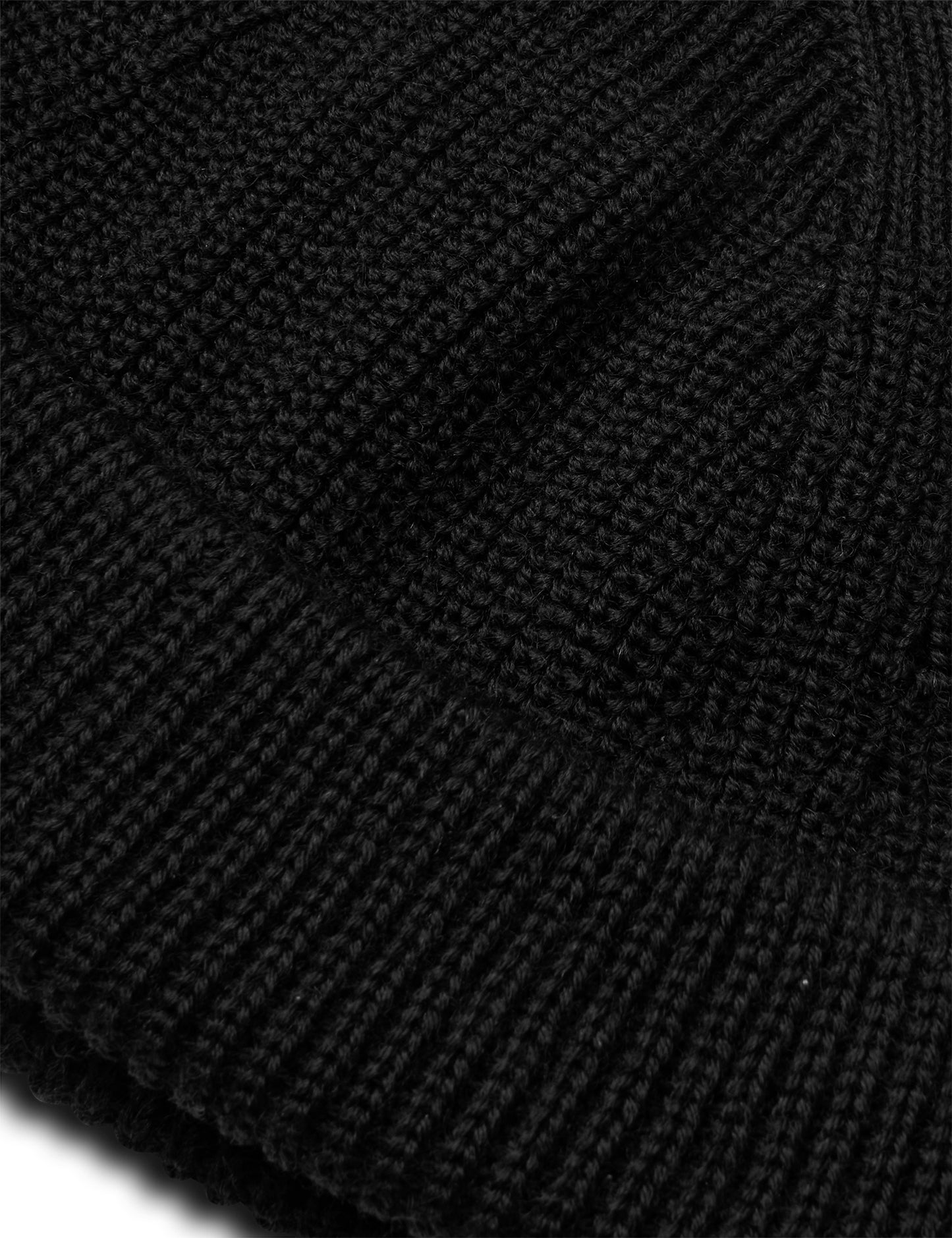 Wool Otto Beanie, Black