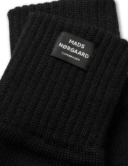 Wool Andy Gloves, Black