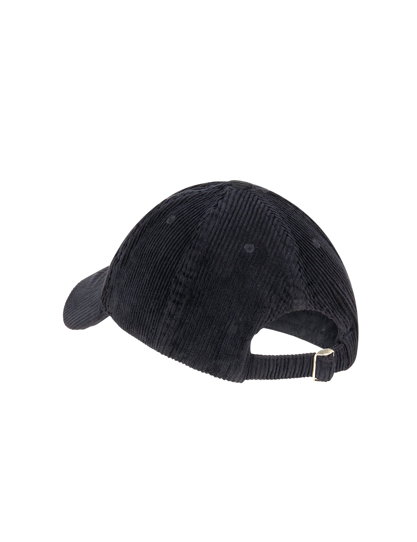 Cotton Corduroy Wesley Cap, Black