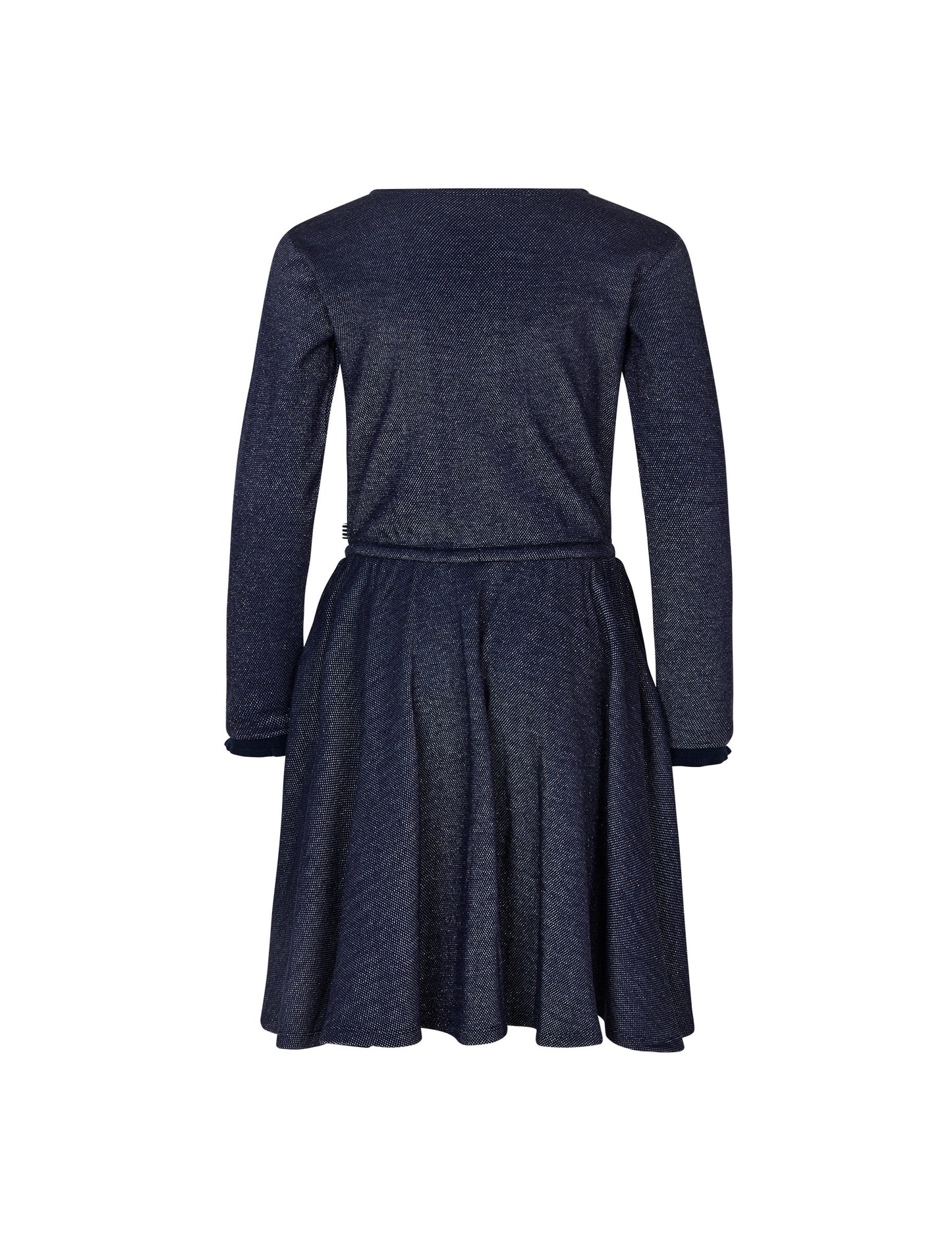 Viscose Glitter Drosselina Dress, Navy