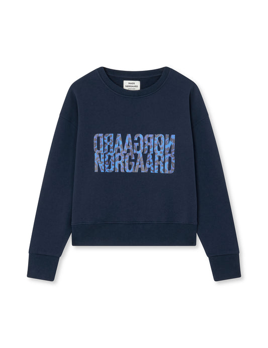 Organic Sweat Tilvina Sweatshirt, Sky Captain