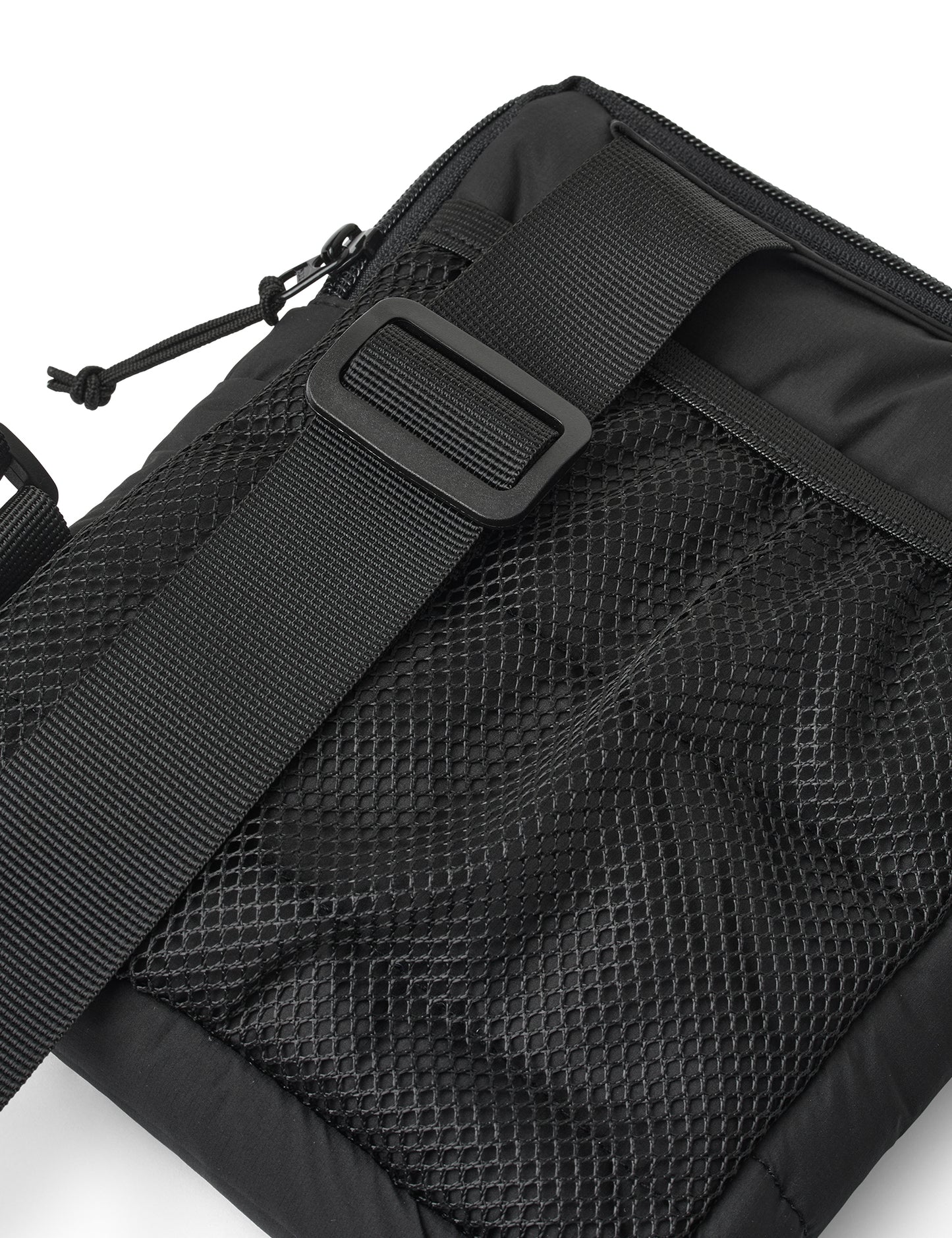 Recycle Fendor Crossbody Bag, Black