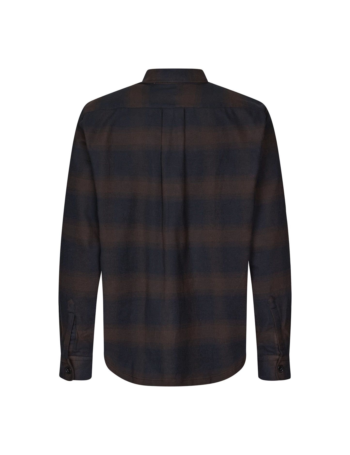 Flannel Heavy Malte  Check Shirt, Deep Well/After Dark Check