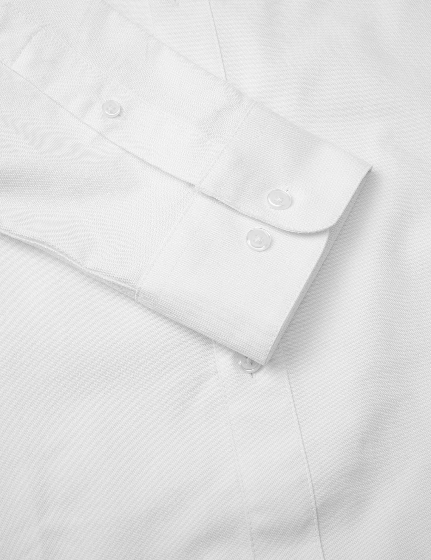 Cotton Oxford Sune Shirt BD, White