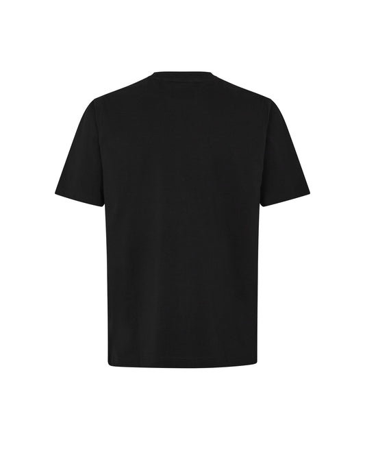 Cotton Jersey Frode Transmission Tee, Black