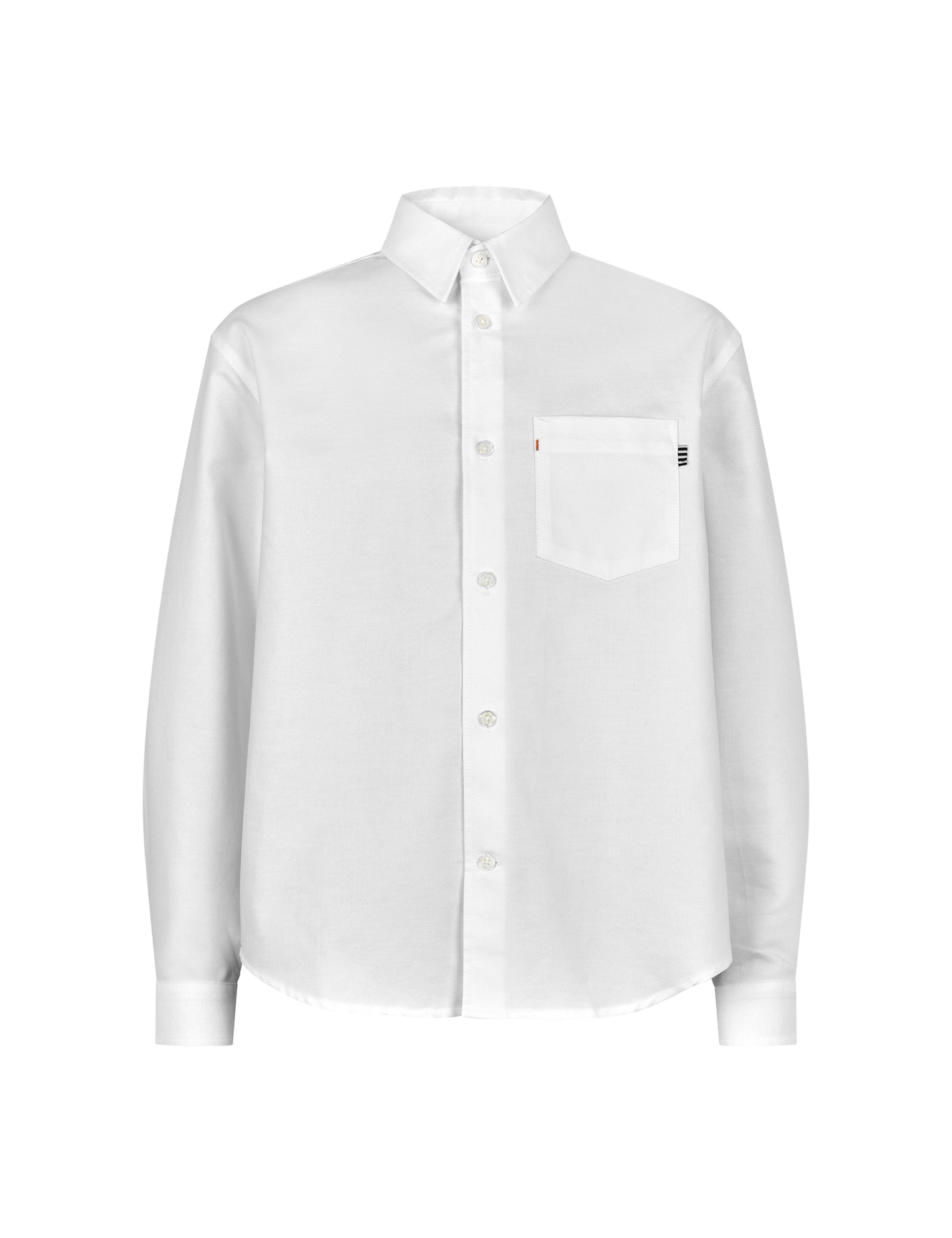 Cotton Oxford Svano Shirt, White