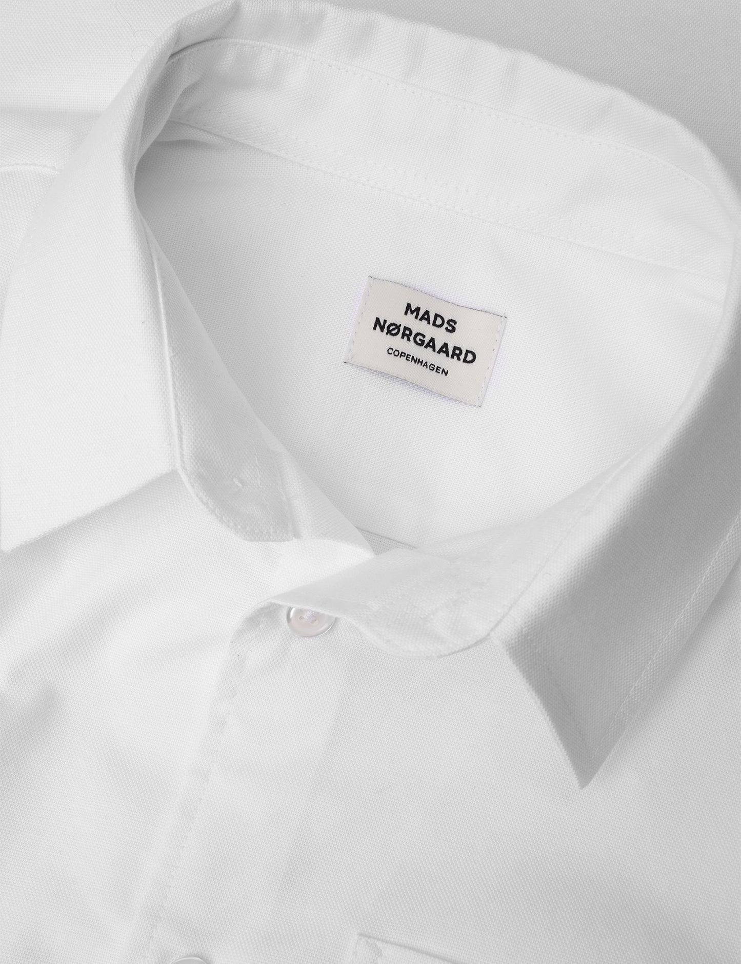 Cotton Oxford Svano Shirt, White