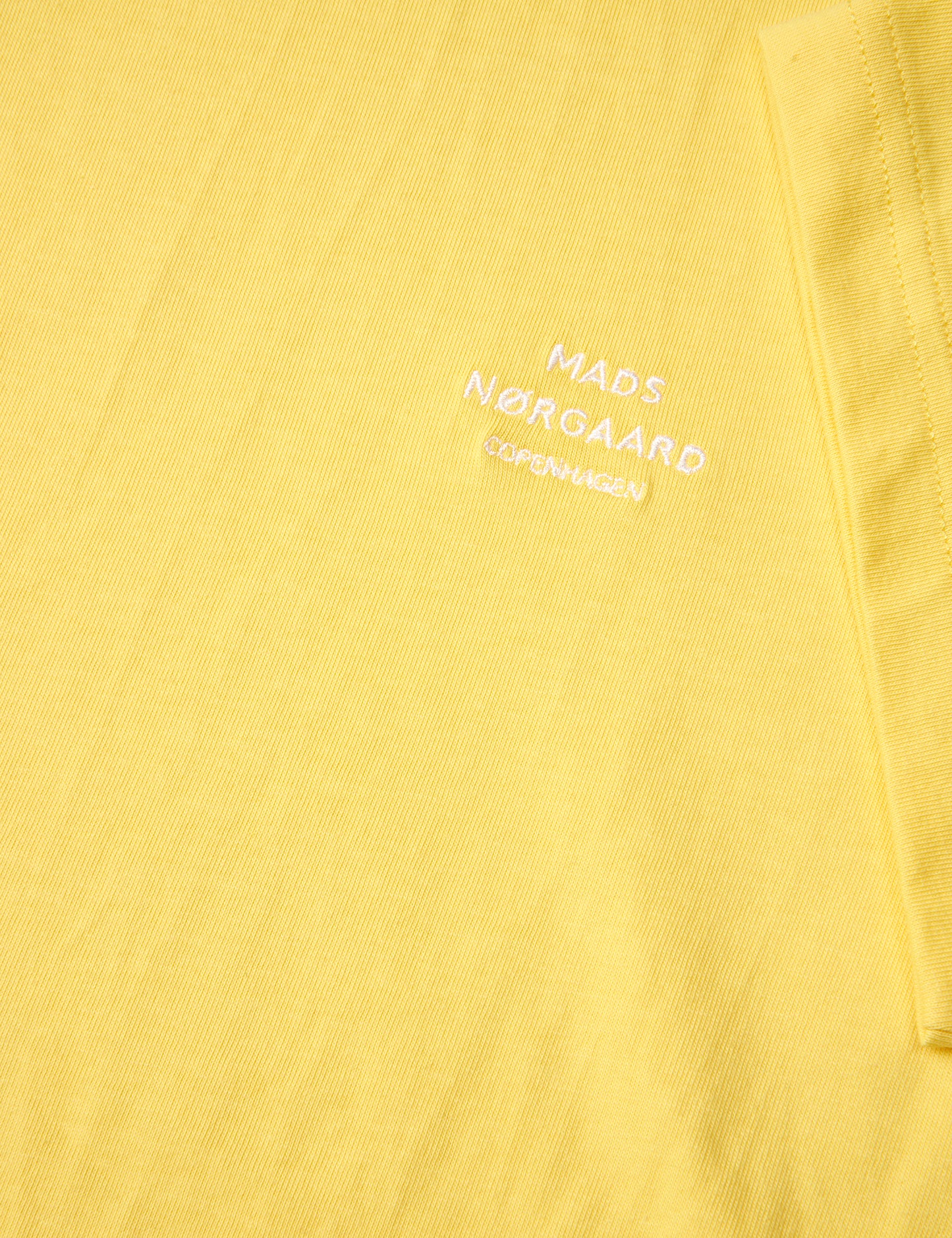 Cotton Jersey Frode Emb Logo Tee, Lemon Zest