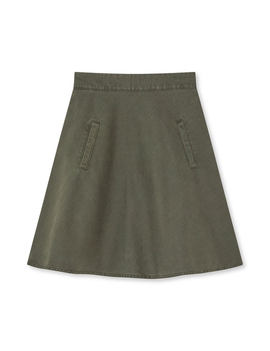 Soil Denim Stelly Skirt, Forest Night