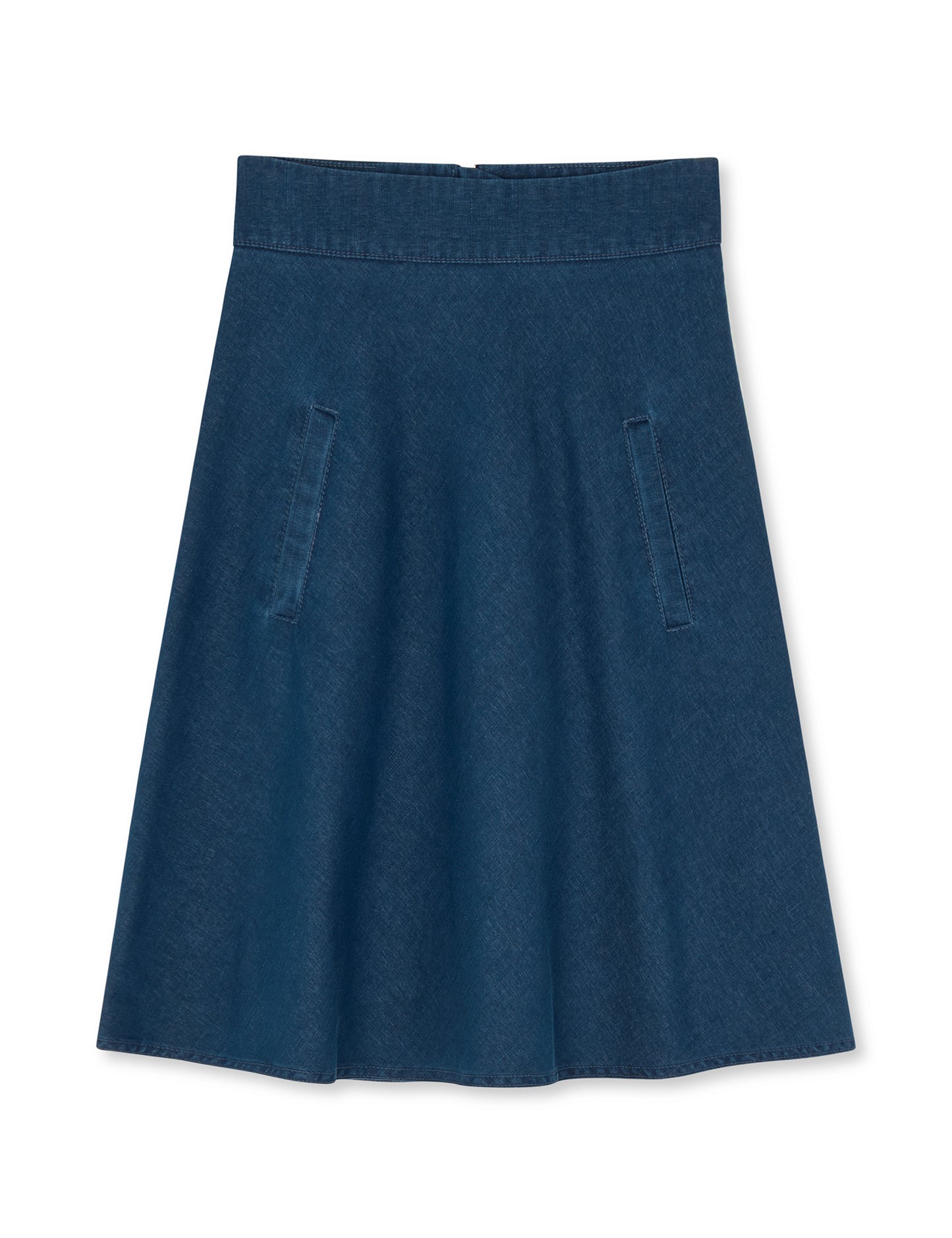 Soft Denim Stelly Skirt, Sargasso Sea