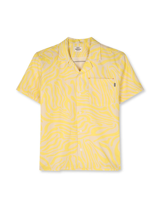Armando Kenni AOP Shirt, Lemon Zest/Birch AOP