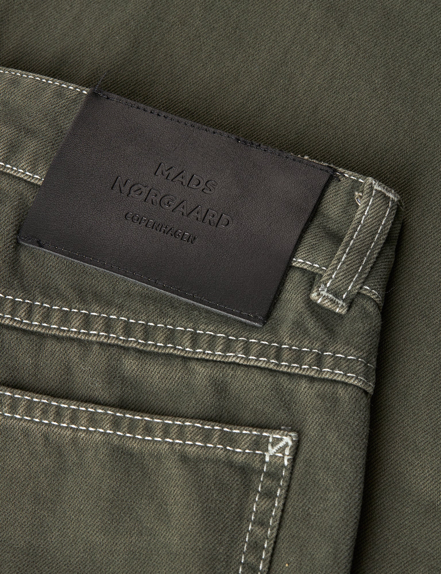 Soil Denim Kargo pants, Forest Night – MADS NØRGAARD – COPENHAGEN