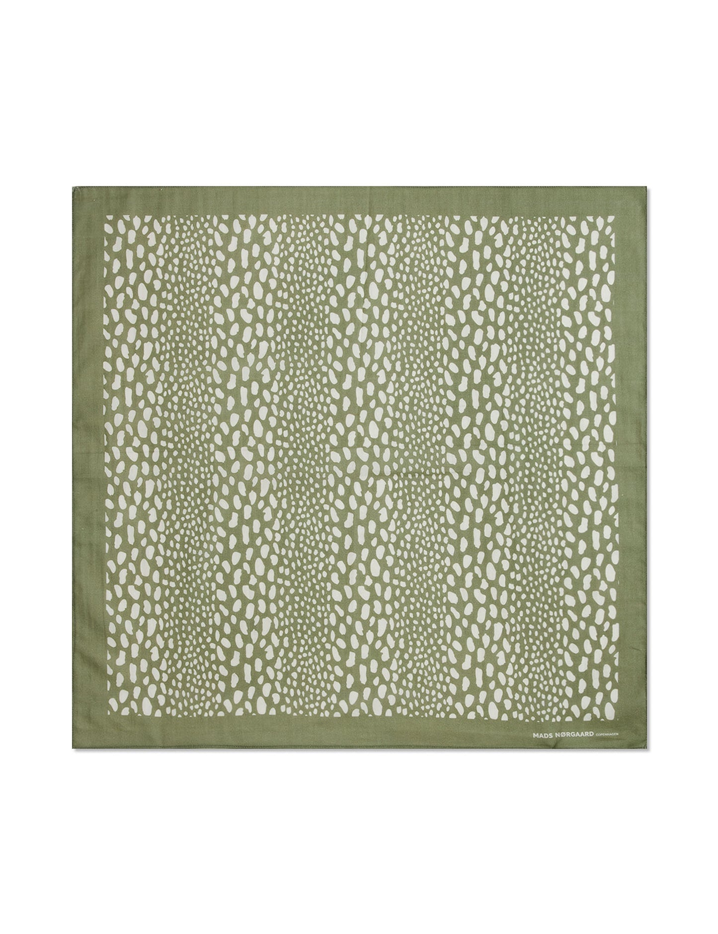 Soft Cotton Self Scarf, Mosstone/Sylvan Green