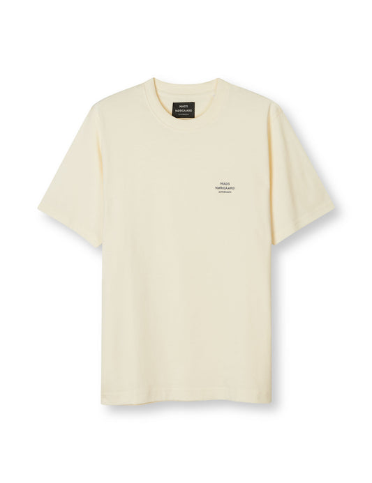 Cotton Jersey Frode Emb Logo Tee, Vanilla Ice