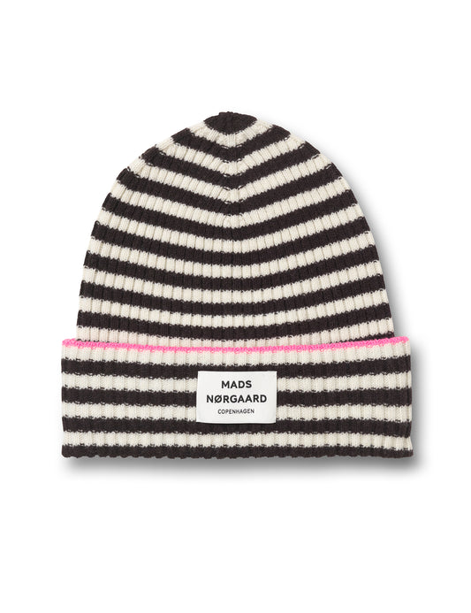 Yota Anju Hat, Black Coffee/Winter White