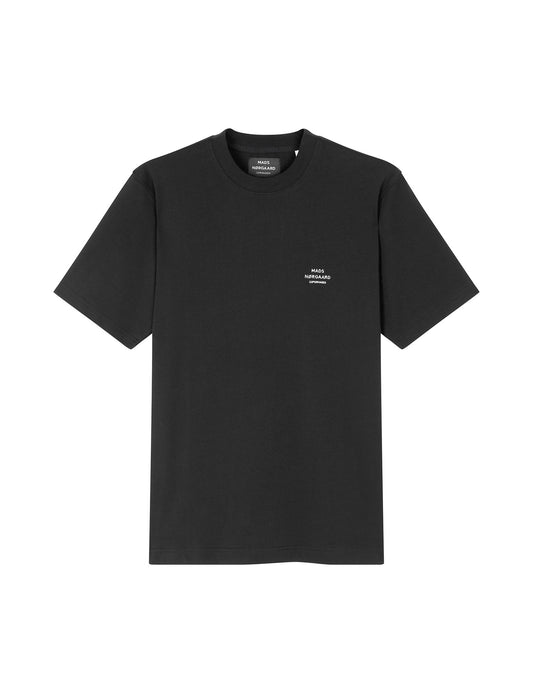 Cotton Jersey Frode Emb Logo Tee, Black
