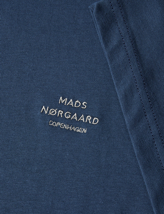 Cotton Jersey Frode Emb Logo Tee, Midnight Navy