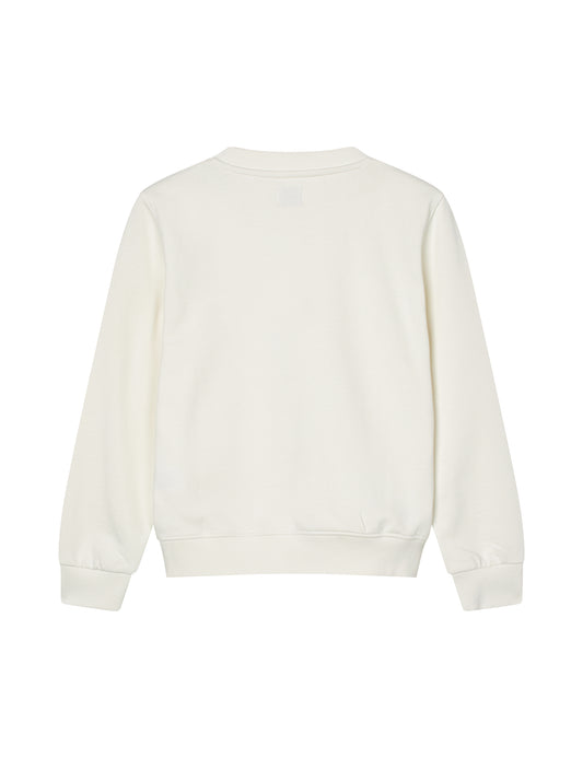 Organic Sweat Solo Sweatshirt, Marshmallow
