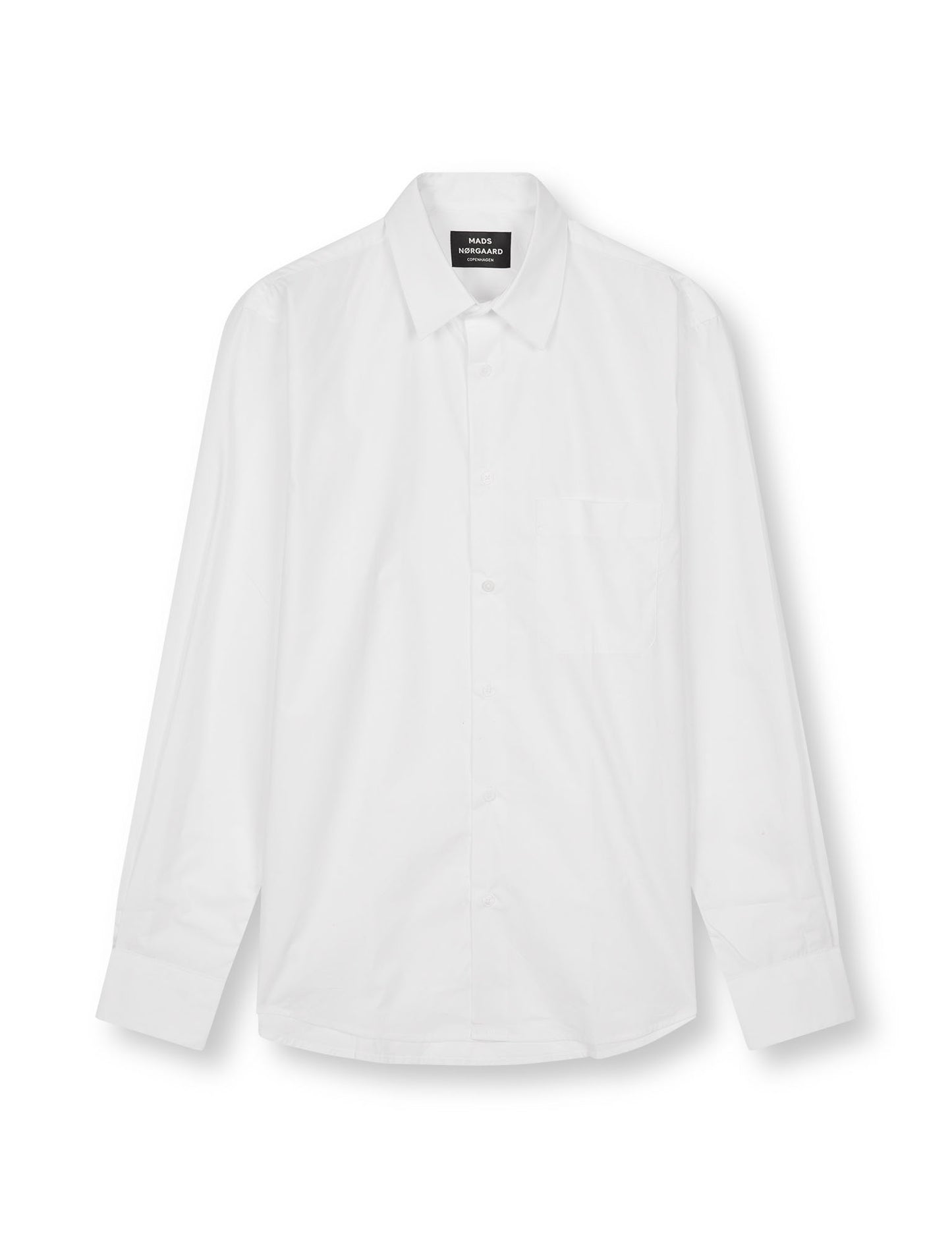Prime Cotton Poplin Sune Shirt, White