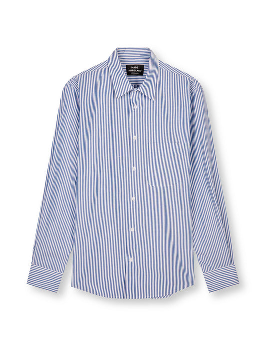 Prime Cotton Poplin Sune Shirt, Triple Stripe