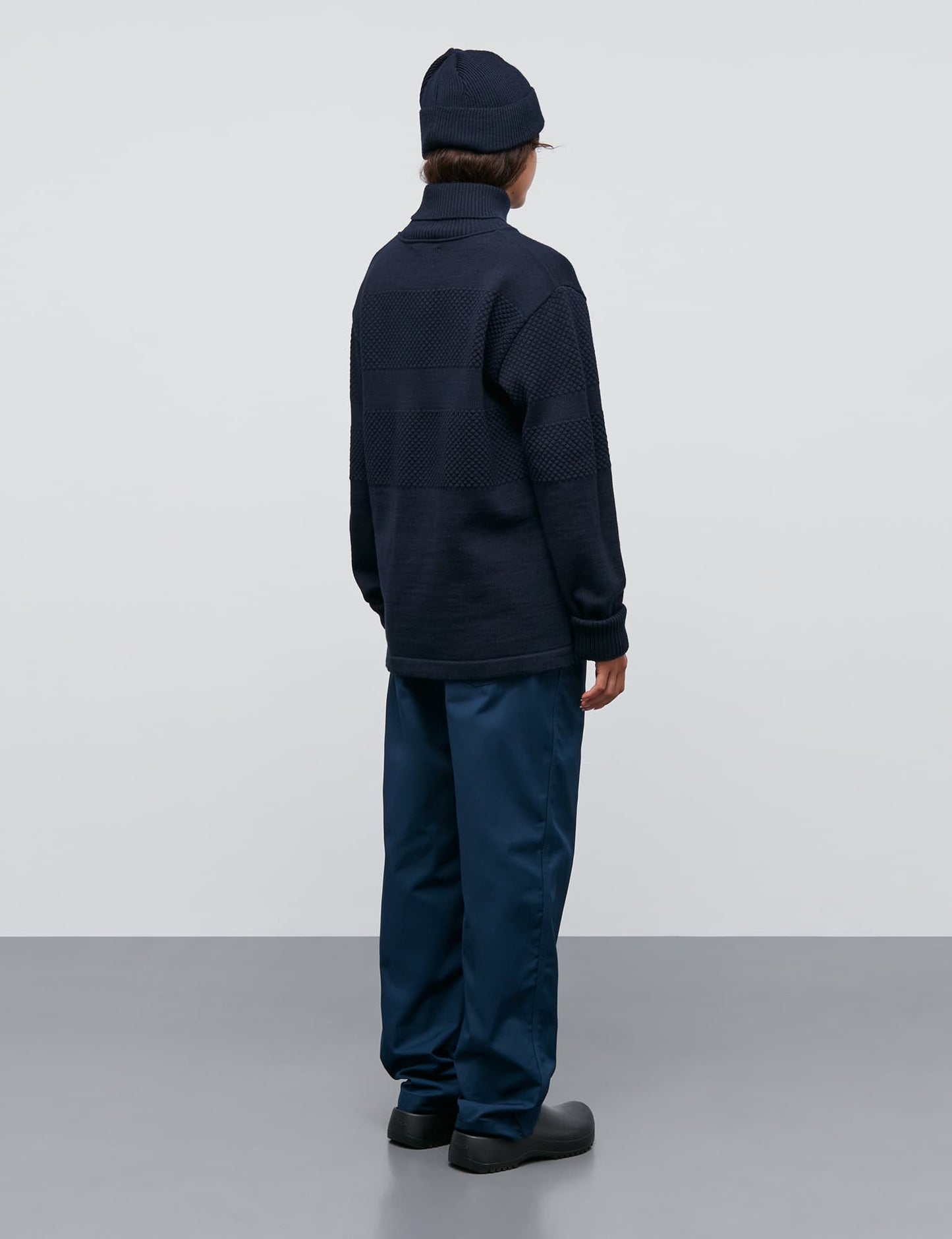Kansas MN Wool Klemens Knit, Sky Captain