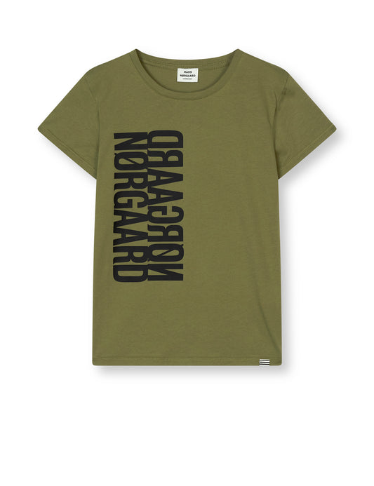 Single Cotton Tuvina Tee, Martini Olive