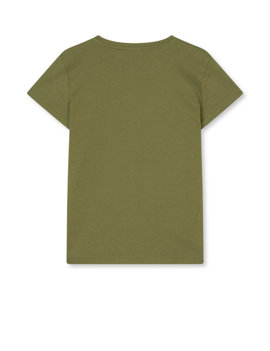 Single Cotton Tuvina Tee, Martini Olive