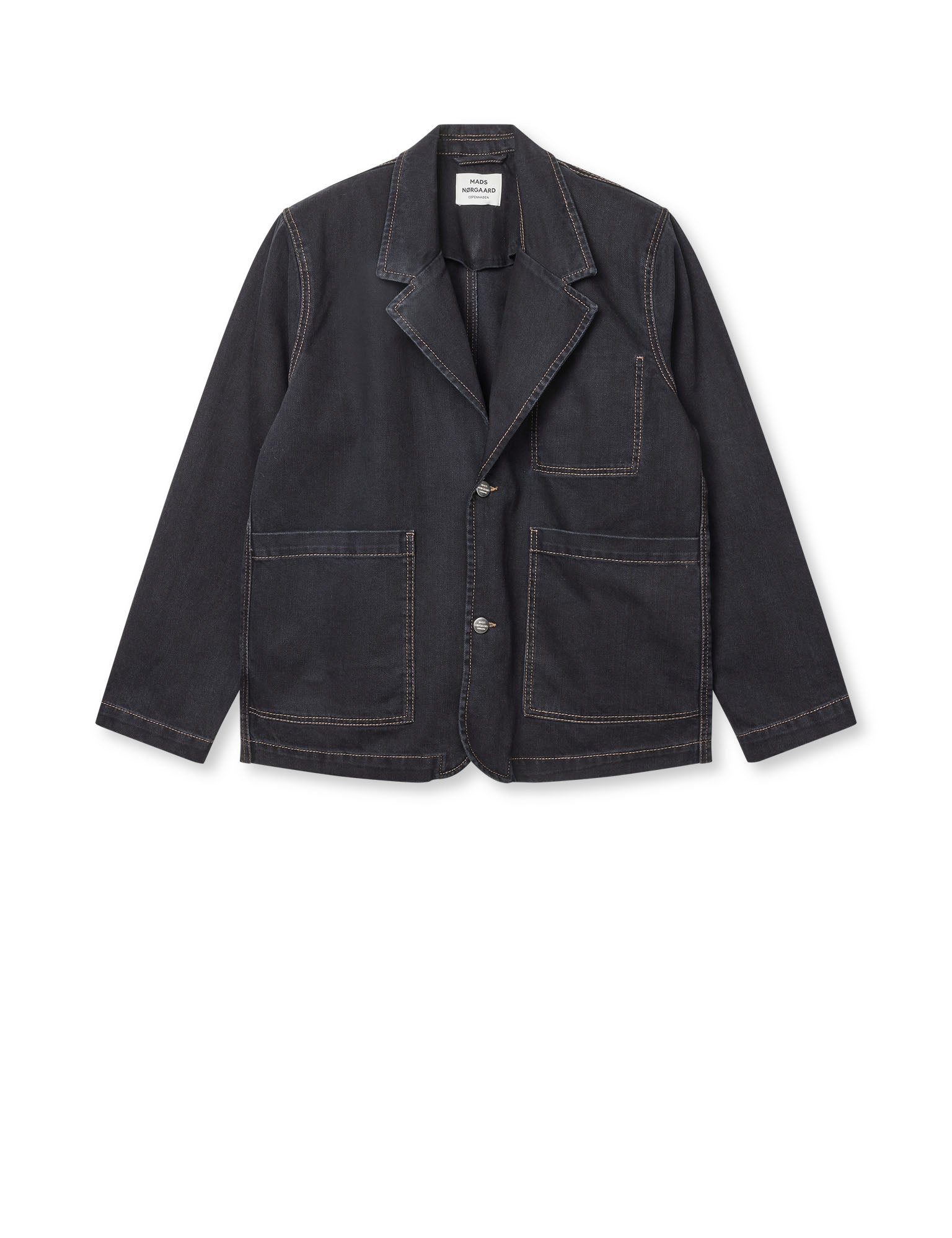 Dyed Denim Denny Jacket, Black – MADS NØRGAARD – COPENHAGEN