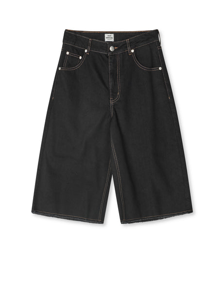 Dyed Denim Robyn Shorts, Black – MADS NØRGAARD – COPENHAGEN