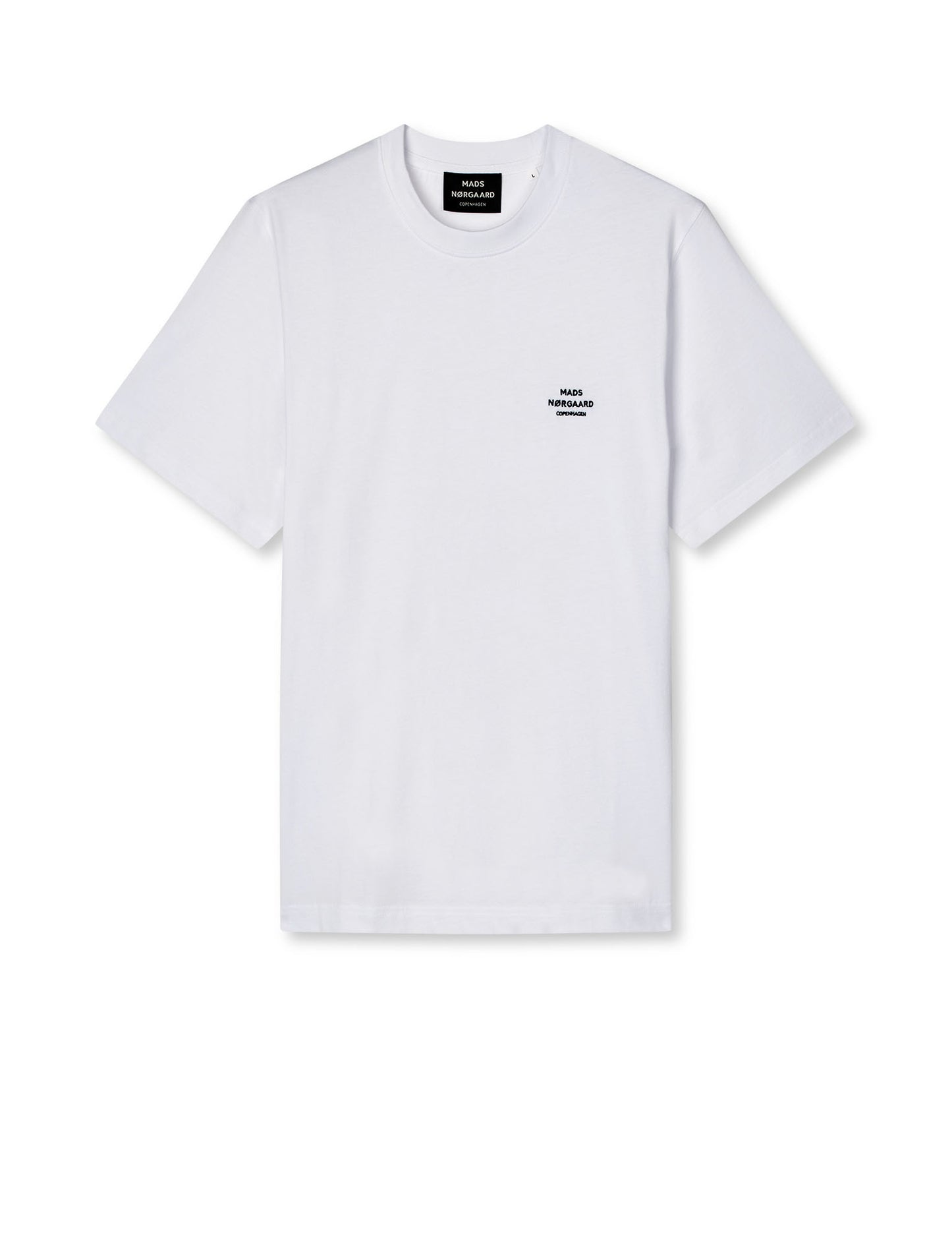 Cotton Jersey Frode Emb Logo Tee, White
