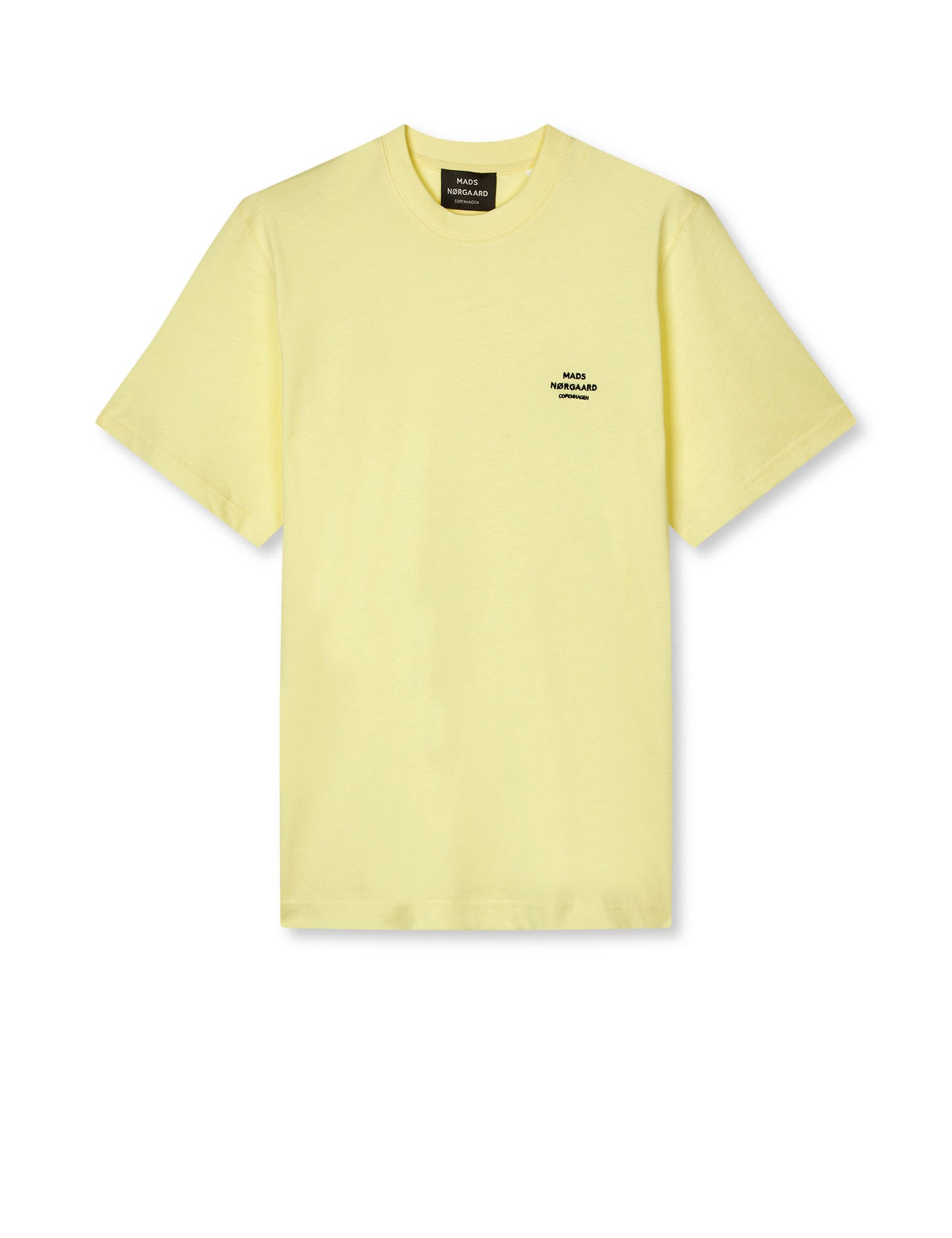 Cotton Jersey Frode Emb Logo Tee, Tender Yellow