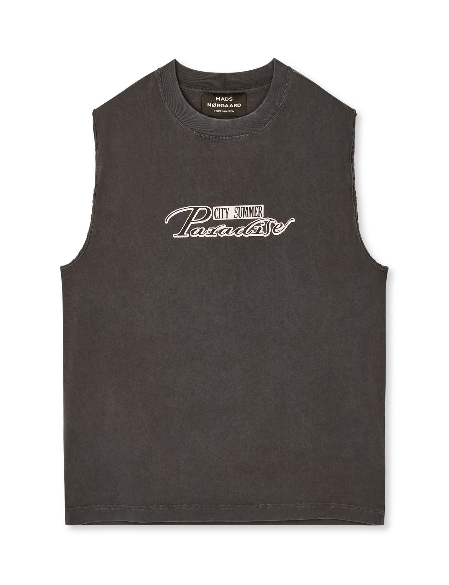 Open-End Dye MNC Paradise Big Tanktop, Black Oyster