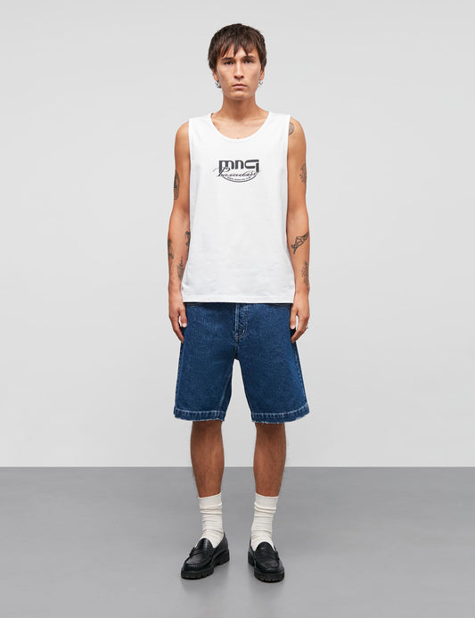 Cotton Jersey MNC Paradise Tanktop, White