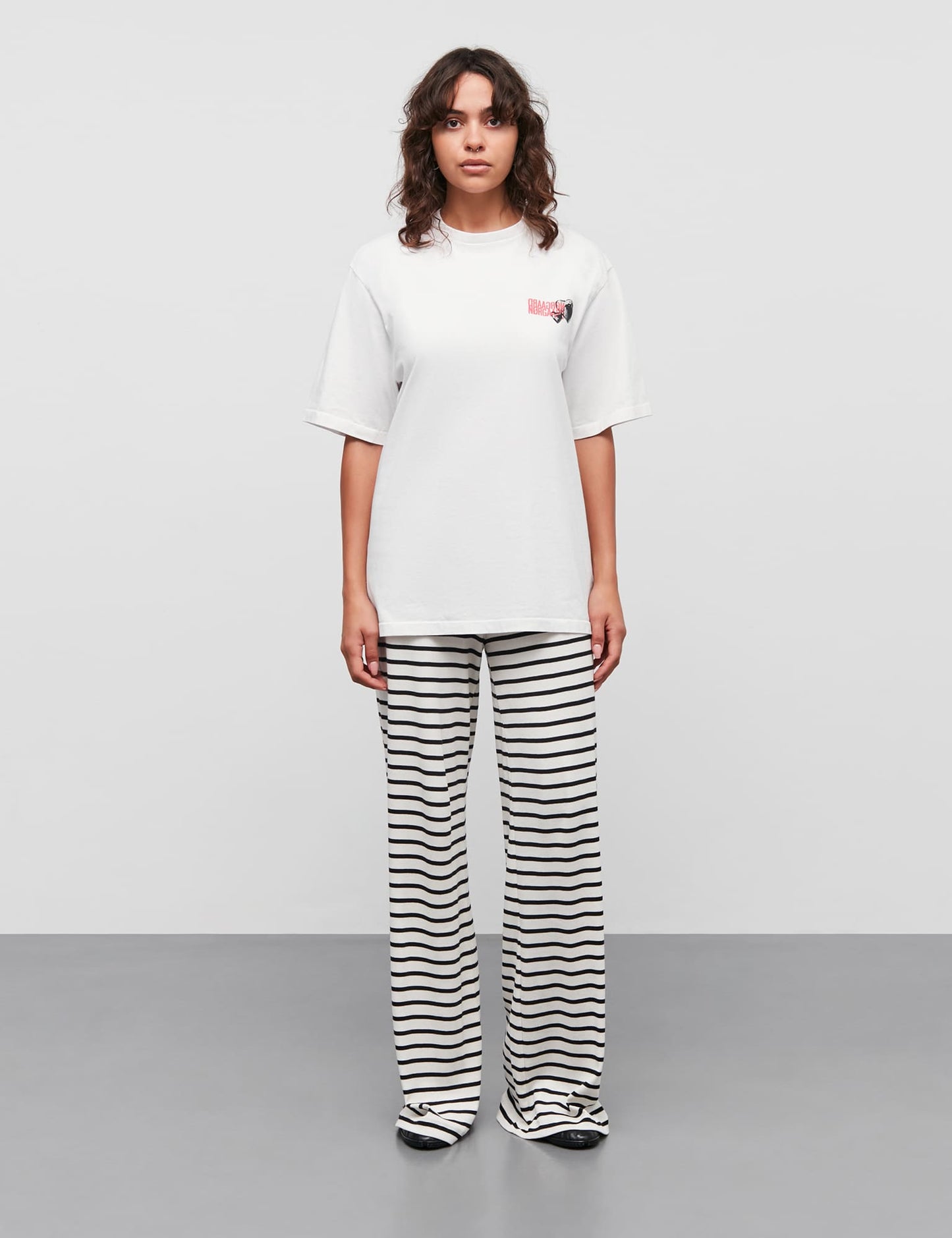 Cotton Jersey Dassel Tee, Snow White