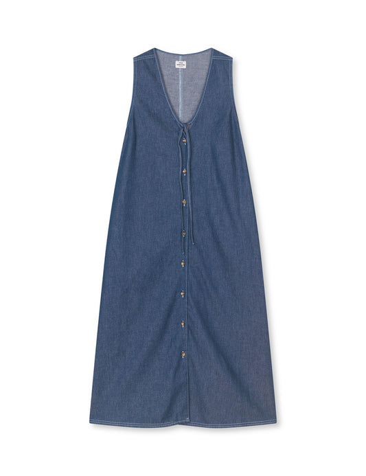 Air Denim Pauline Dress, Dark Blue Denim