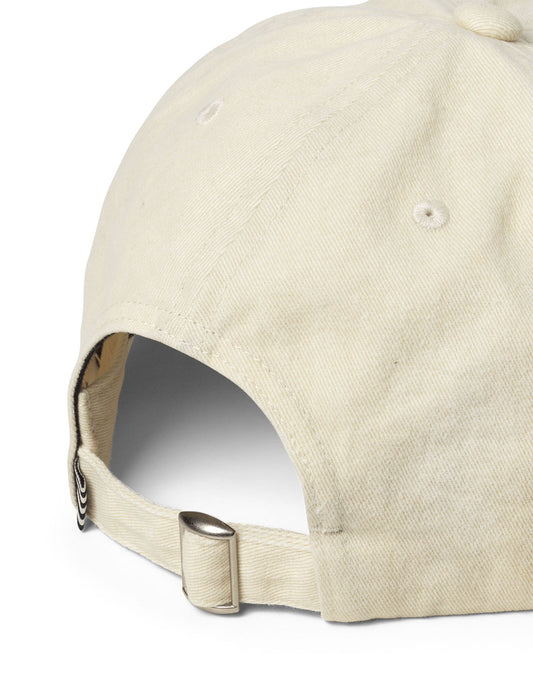 Washed Cotton Twill Coal Cap, Vanilla Ice