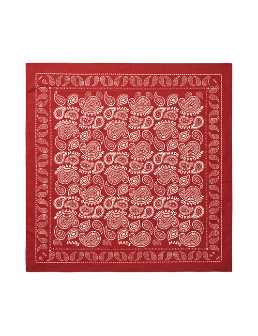 Soft Cotton Paisley Scarf Solid, Winery