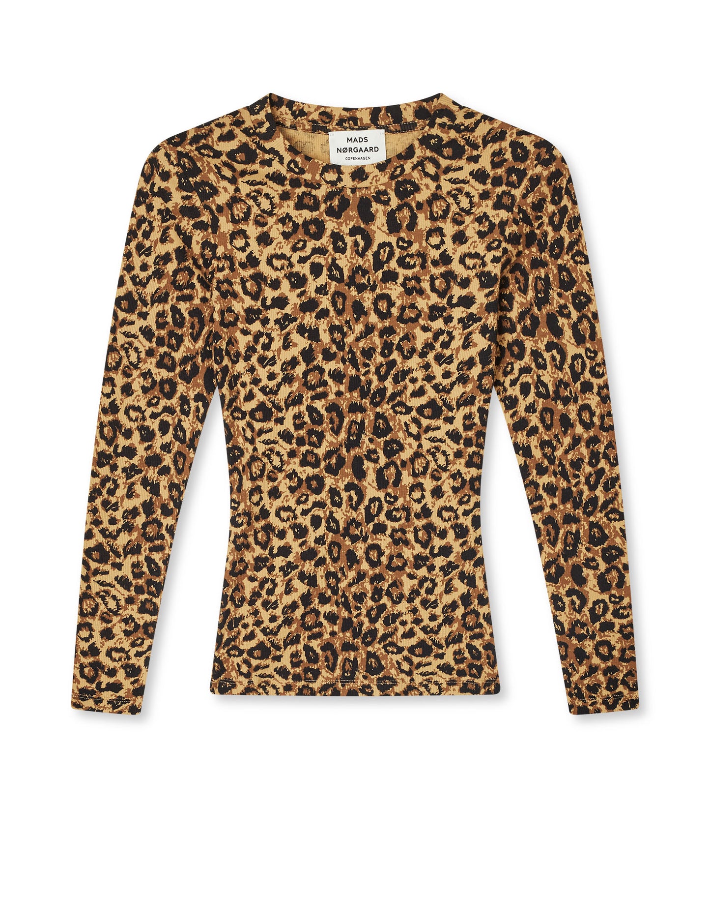 2x2 Cotton Tuba Tee LS AOP, Leopard AOP/Black