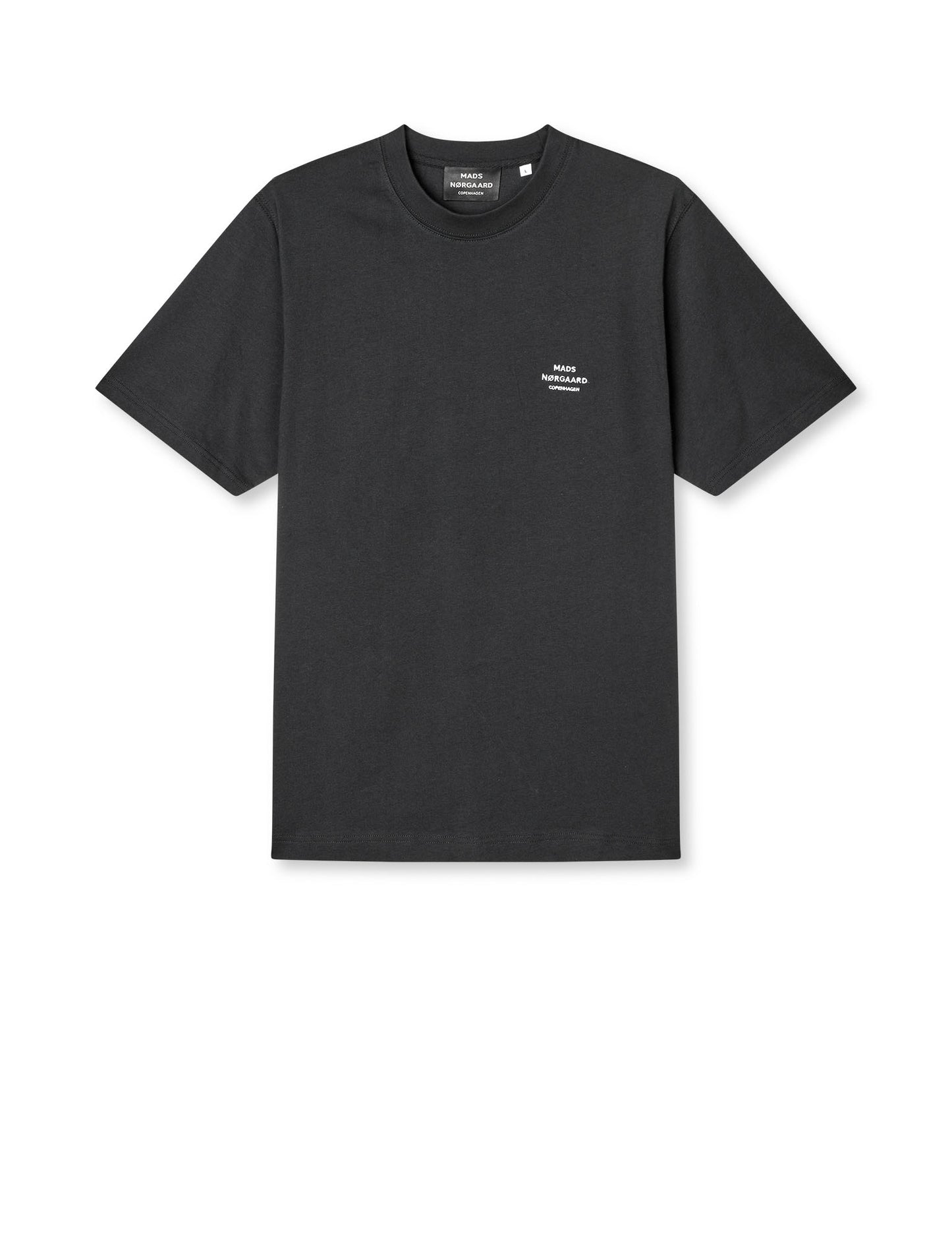 Cotton Jersey Frode Logo Tee FAV, Black